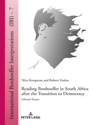 cover image of Reading Bonhoeffer in South Africa after the Transition to Democracy